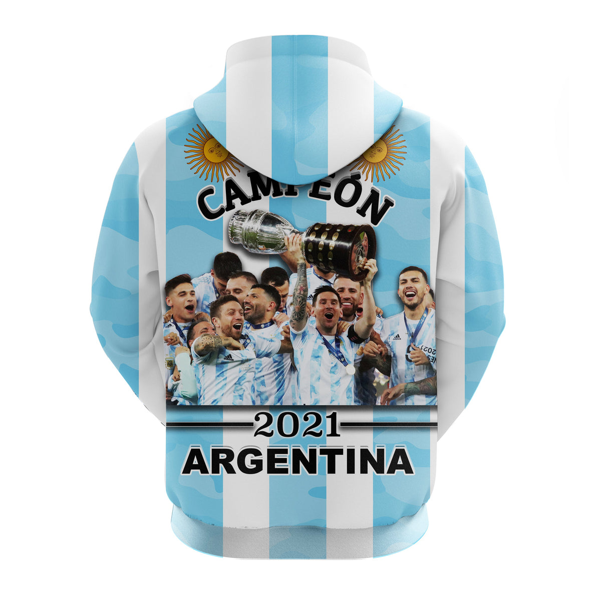 Argentina Champion 2021 Teammate Zip up Hoodie LT20 - Wonder Print Shop
