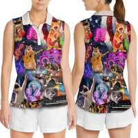 cat-independence-day-cat-rocker-happy-polo-shirt-for-women