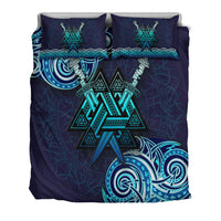 Viking Valknut Tattoo Art Bedding Set LT12 - Wonder Print Shop
