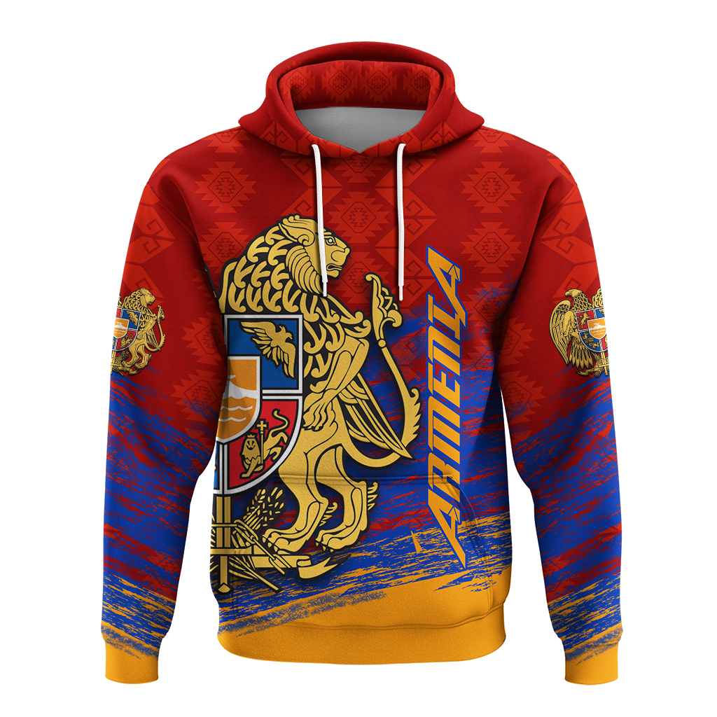 Armenia Hoodie Khachkar Pride LT12 - Wonder Print Shop