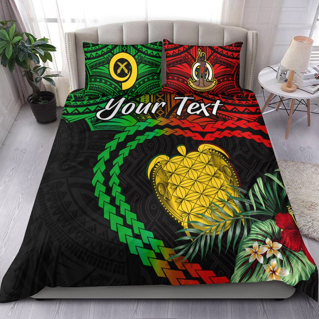 custom-personalised-vanuatu-heart-polynesian-bedding-set-turtle-sand-drawings