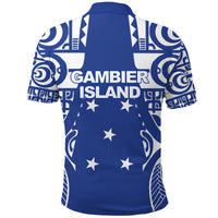 Gambier Islands Tribal Polo Shirt LT12 - Wonder Print Shop