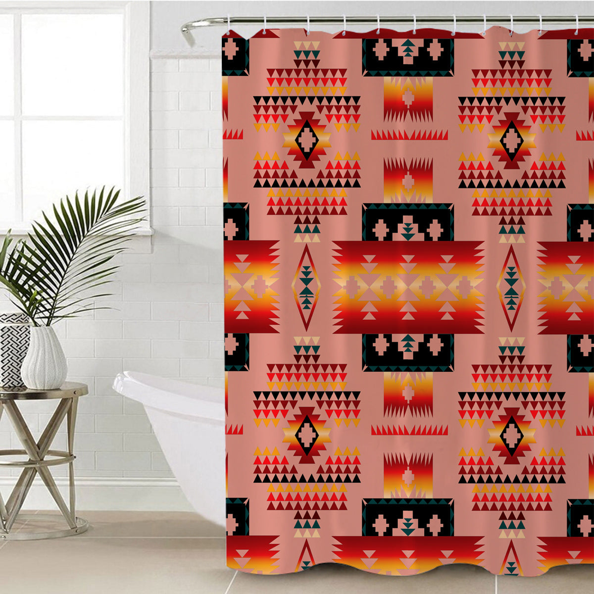 tan-tribe-pattern-native-american-shower-curtain