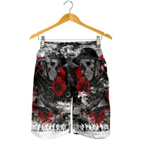 Skull Camo - U.S Army Undying Love For The Motherland Men Shorts - LT2