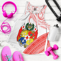 Tonga Women Racerback Tank Tongan Pattern Blithesome LT13 - Wonder Print Shop