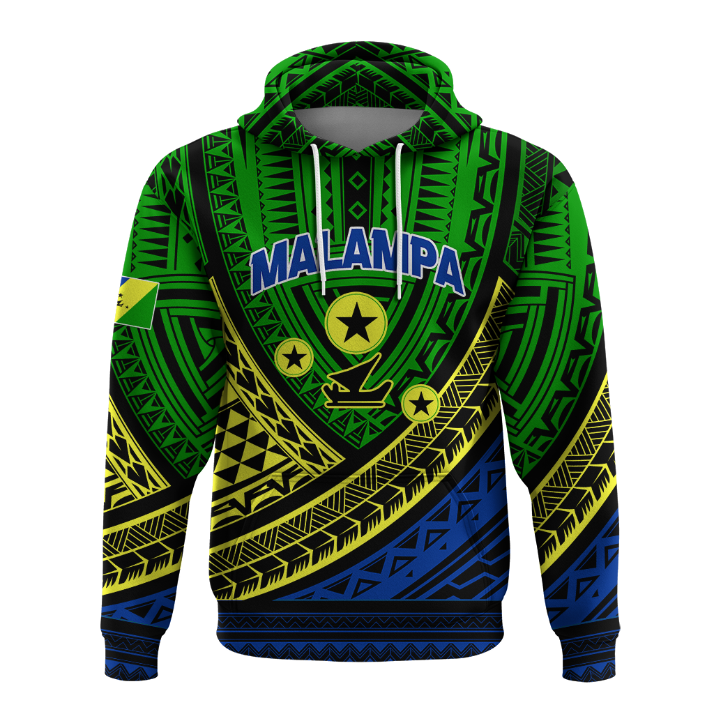 Custom Personalised Malampa Province Vanuatu Tribal Pattern Hoodie LT12 - Wonder Print Shop