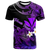 Custom Hawaii Turtle With Plumeria Leaf Purple T Shirt LT12 - Wonder Print Shop