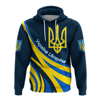 Ukraine Gold Trident Hoodie LT12 - Wonder Print Shop