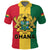 Custom Ghana Flag Polo Shirt ver2 LT20 - Wonder Print Shop