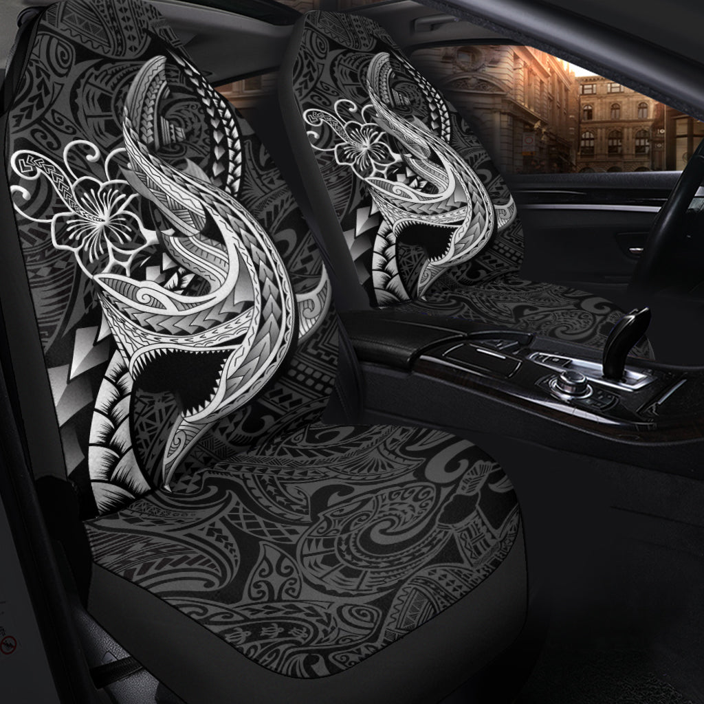 Polynesian Shark Tattoo Hawaii Tribal Car Seat Covers LT12 - Wonder Print Shop