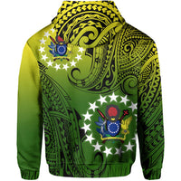 Cook Islands Patterns With Hoodie Coat Of Arms LT20 - Wonder Print Shop