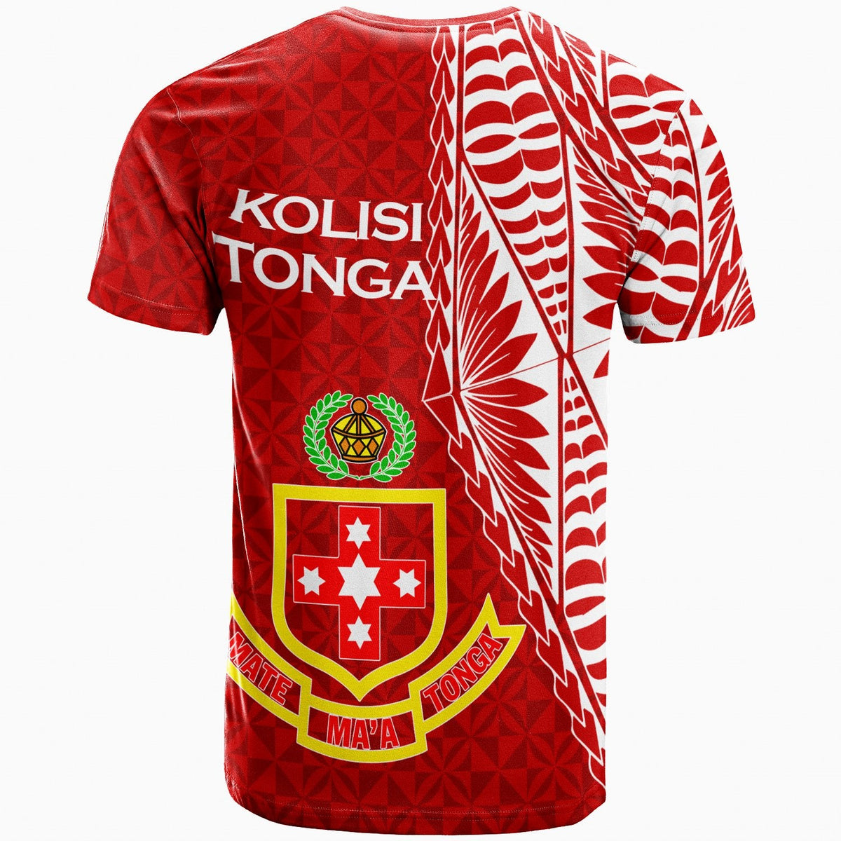 Custom Kolisi Tonga Atele T Shirt Tongan Tribal LT12 - Wonder Print Shop