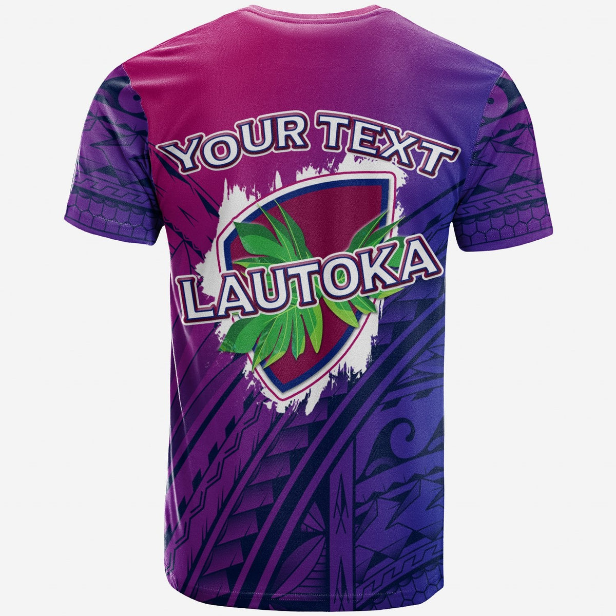 Custom Lautoka Rugby Union Fiji T Shirt Tribal Tattoo LT12 - Wonder Print Shop