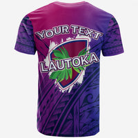 Custom Lautoka Rugby Union Fiji T Shirt Tribal Tattoo LT12 - Wonder Print Shop