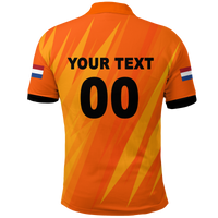 Custom Netherlands Polo Shirt Football 2022 Champions Pride LT12 - Wonder Print Shop
