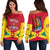 Grenada Women Off Shoulder Keep Calm and Love Grenada LT13 - Wonder Print Shop