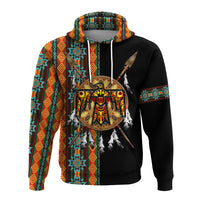 Native American Cherokee Thunderbird Heritage Hoodie LT12 - Wonder Print Shop