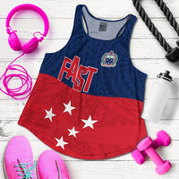 F.A.S.T Samoa Women Racerback Tank Polynesian Enthusiasm LT13 - Wonder Print Shop