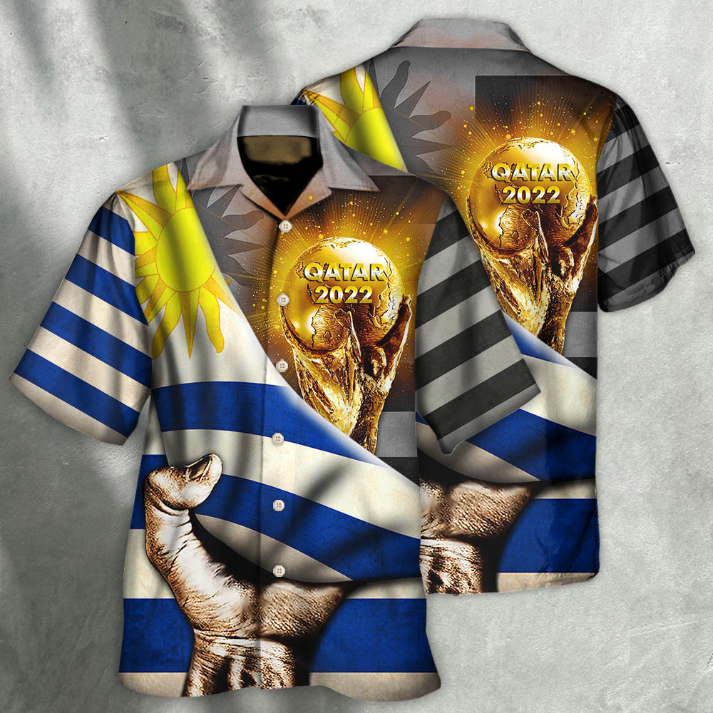 World Cup Qatar 2022 Uruguay Will Be The Champion Hawaiian Shirt - Wonder Print Shop