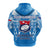 Samoa Rugby Toa Samoa Blue Style Hoodie LT2 - Wonder Print Shop