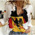 (Custom Personalised) Germany Women Casual Shirt Grunge Deutschland Map and Coat Of Arms LT13 - Wonder Print Shop