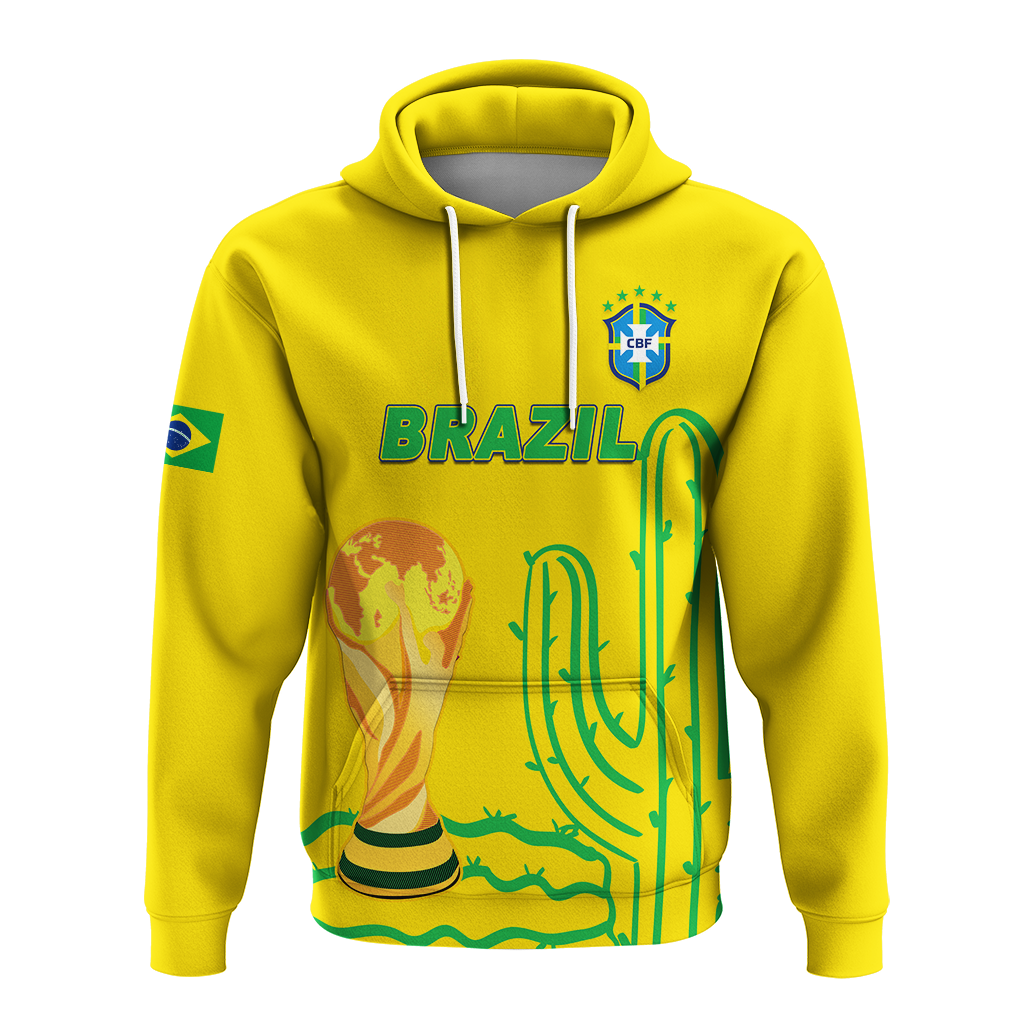 Brazil Champion Football 2022 Hoodie LT12 - Wonder Print Shop