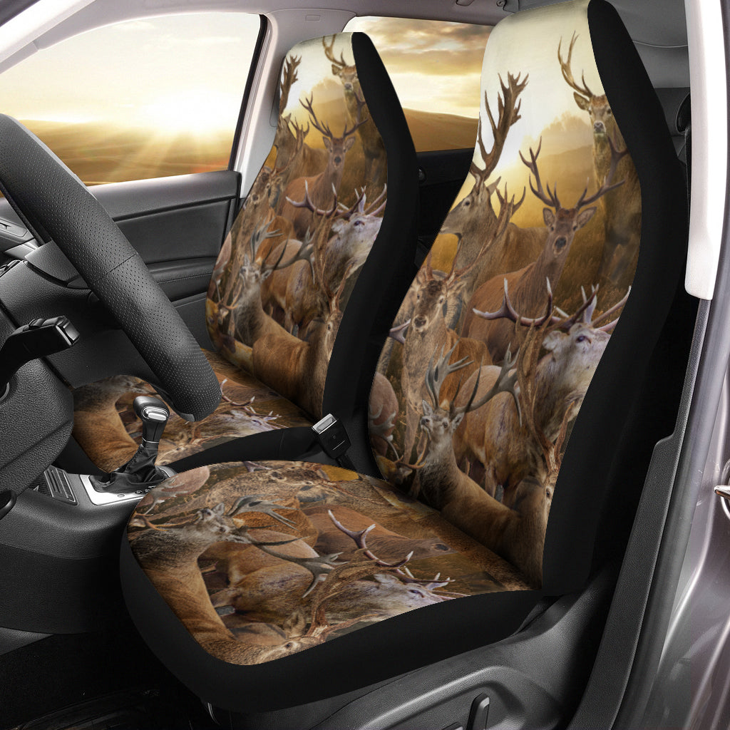 Deer Hunting - Like Hunting, Like Wild Life Car Seat Covers - LT2 - Wonder Print Shop