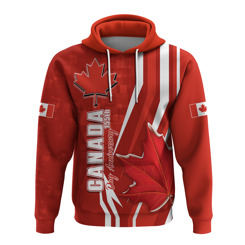 Canada Day Anniversary Pride Hoodie LT12 - Wonder Print Shop