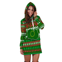 Cook Islands Christmas Hoodie Dress - Ugly Christmas LT12 - Wonder Print Shop