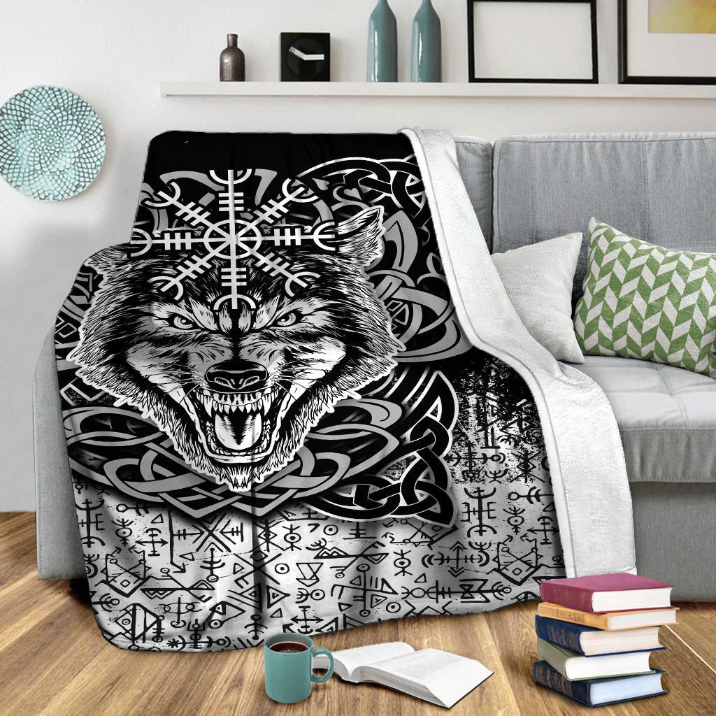 viking-wolf-with-vegvisir-art-blanket