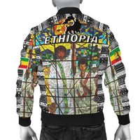 African Ethiopia Orthodox Bomber Jacket - The Total Liberation Of Africa LT20 - Wonder Print Shop