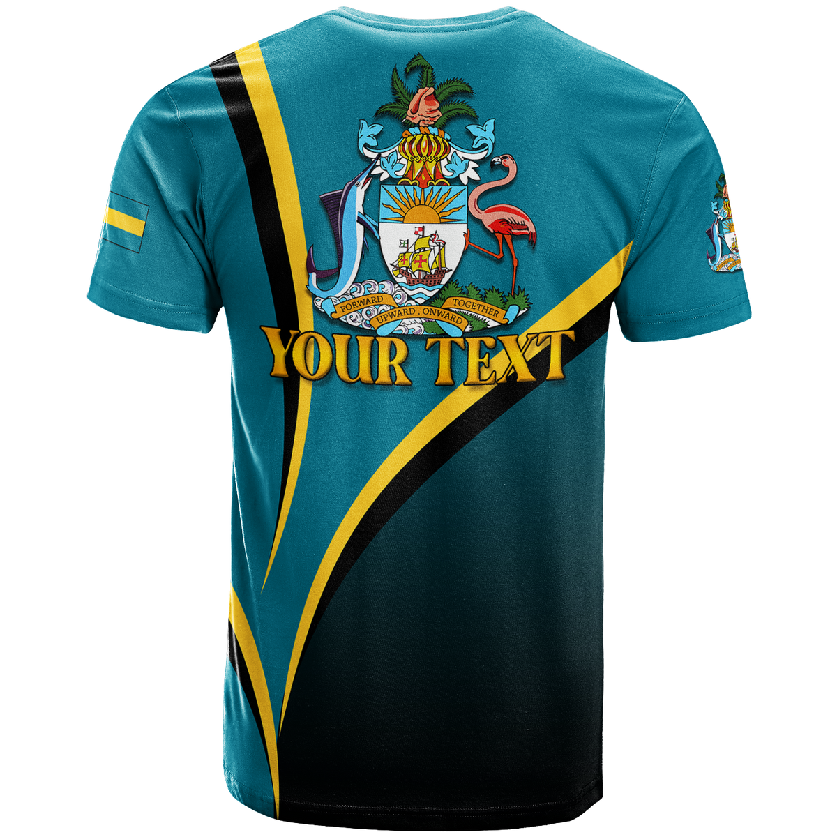 Custom The Bahamas 49th Anniversary Independence Day Blue Marlin T Shirt LT12 - Wonder Print Shop