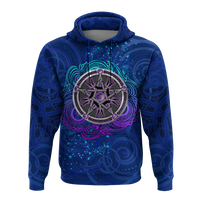 Celtic Pentagram With Triskele Hoodie LT12 - Wonder Print Shop