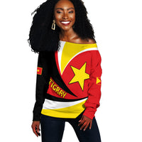 Tigray Off Shoulder Sweater Style Color Flag LT13 - Wonder Print Shop