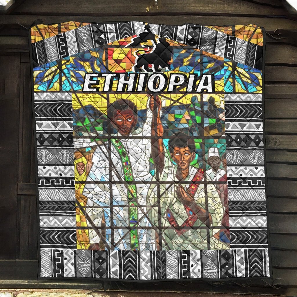 African Ethiopia Orthodox Premium Quilt - The Total Liberation Of Africa LT20 - Wonder Print Shop