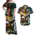 New Zealand Australia Hawaiian Couple Outfits Maori Aboriginal Matching Hawaiian Shirt And Dress Together Paua Shell LT8 - Wonder Print Shop