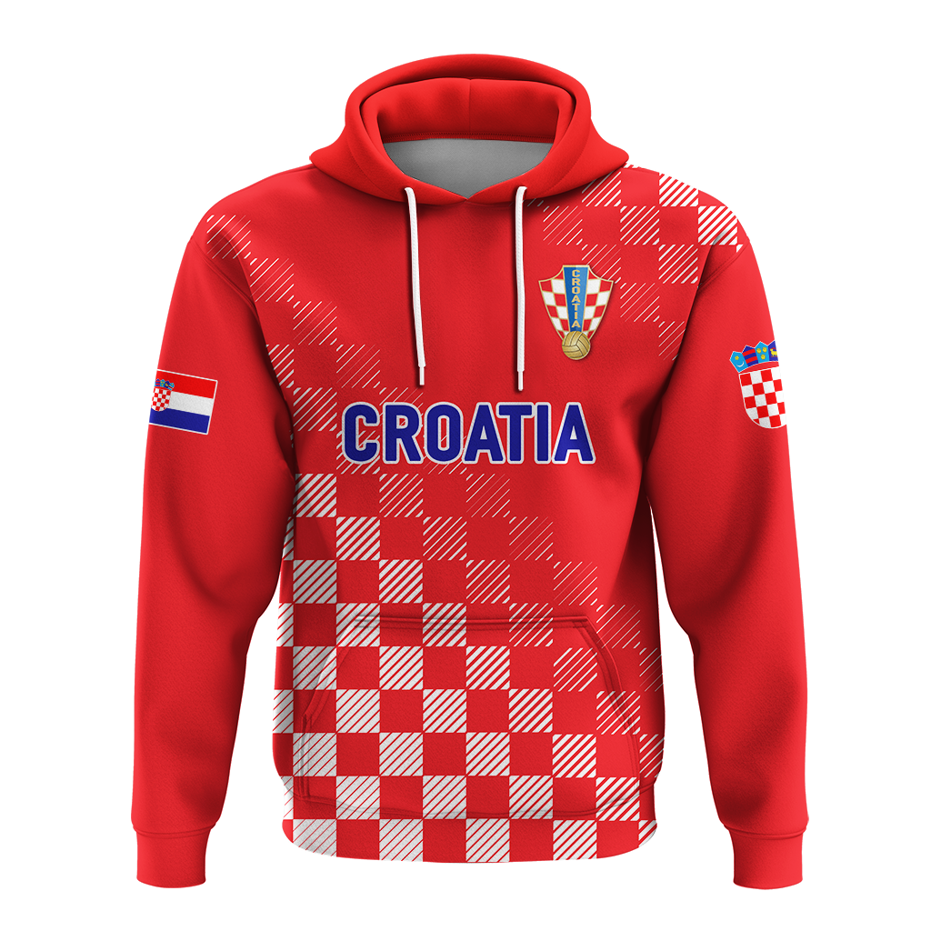 Croatia Hoodie Football 2022 Champions Pride Red LT12 - Wonder Print Shop