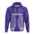 Custom Rarotonga Cook Islands Hoodie Purple Tribal Pattern LT12 - Wonder Print Shop