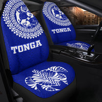 Tonga Car Seat Covers Tongan Blue Turtle LT12 - Wonder Print Shop