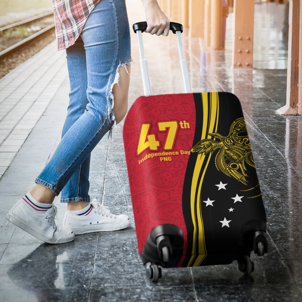 Papua New Guinea Independence Anniversary Polynesian Tribal Luggage Covers LT12 - Wonder Print Shop