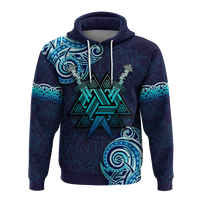 Viking Valknut Tattoo Art Hoodie LT12 - Wonder Print Shop