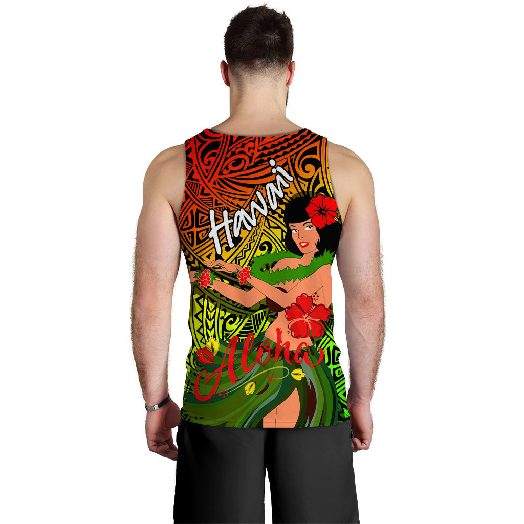hawaii-hula-girl-reggae-men-tank-top