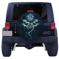 Celtic Wicca Occult Emblem of Witchcraft Spare Tire Cover LT12 - Wonder Print Shop