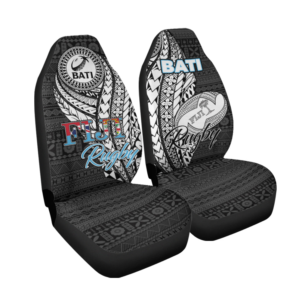 Fiji Rugby Bati Tapa Pattern Car Seat Covers - LT2 - Wonder Print Shop