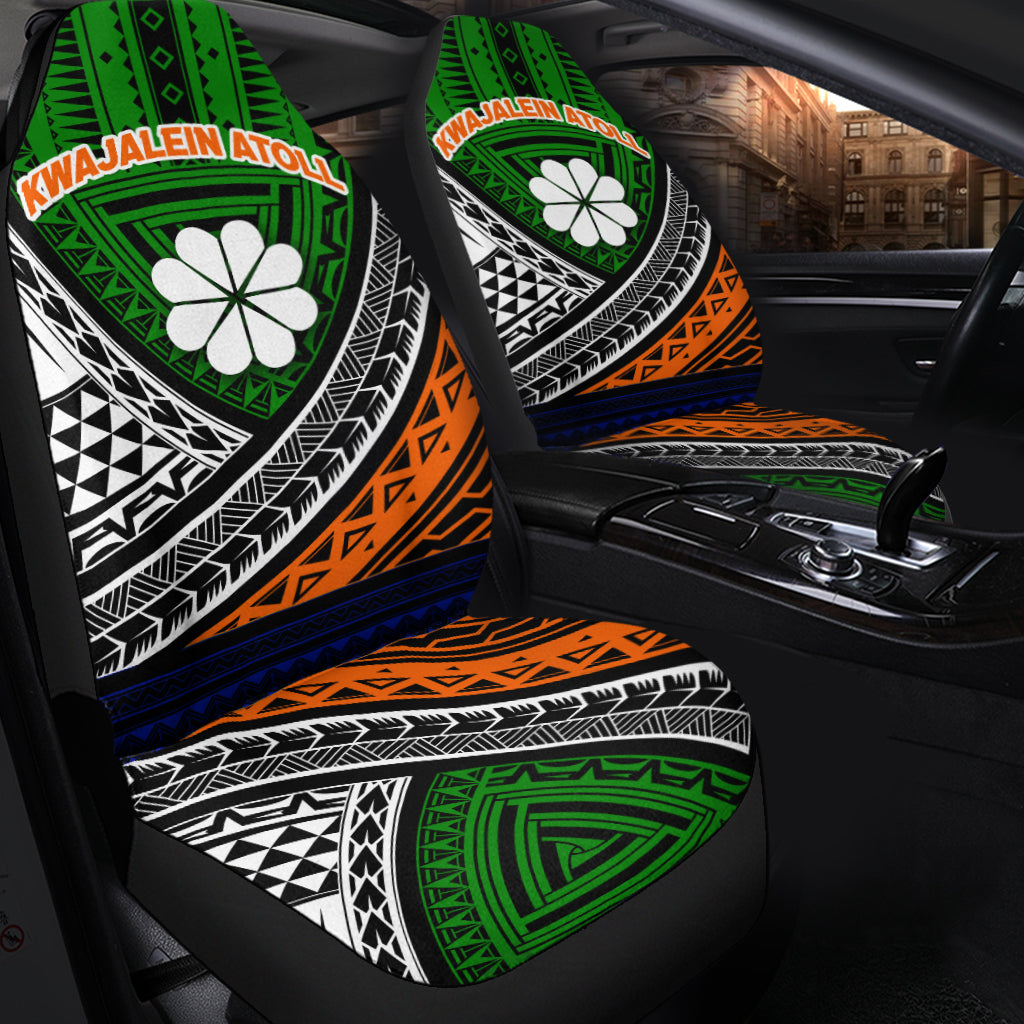 Kwajalein Atoll Tribal Pattern Car Seat Covers LT12 - Wonder Print Shop