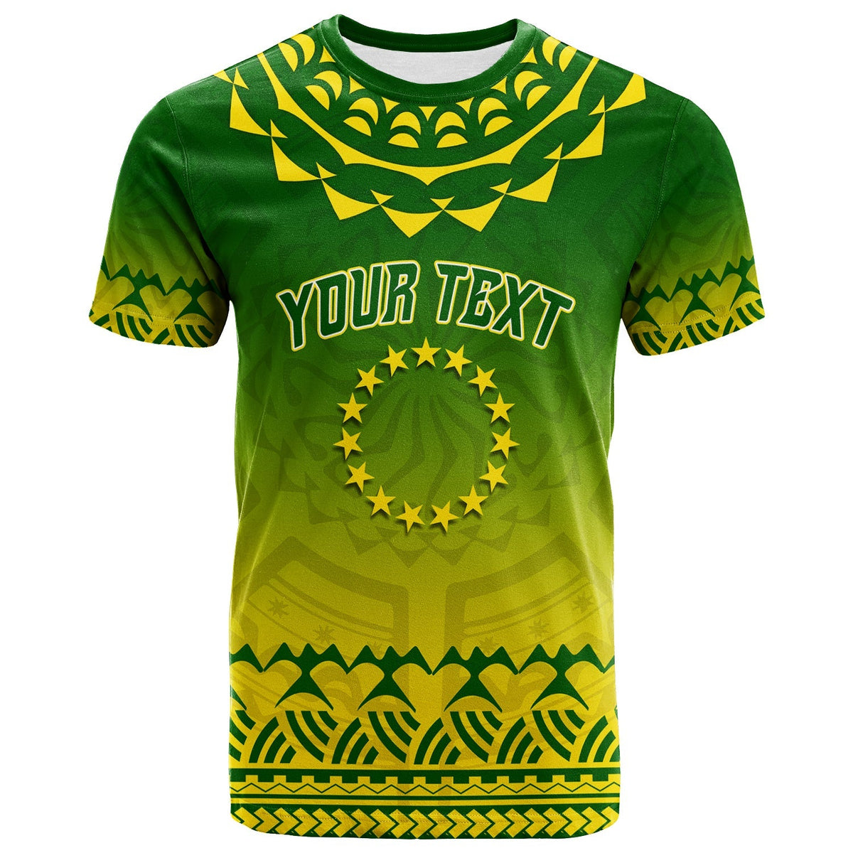 Custom Cook Islands Turtle With Tribal T Shirt LT12 - Wonder Print Shop