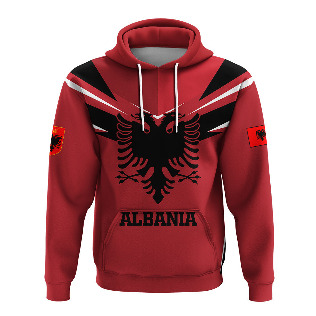 Albania Pride Hoodie LT12 - Wonder Print Shop