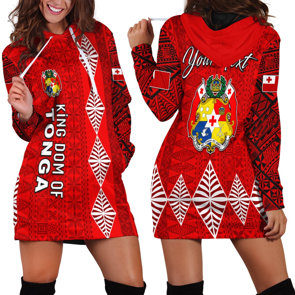 (Custom Personalised) Kingdom of Tonga Hoodie Dress 2021 Tonga National Day LT13 - Wonder Print Shop