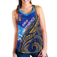 Fiji Day Women's Racerback Tank - 51th Year Of Independence LT20 - Wonder Print Shop