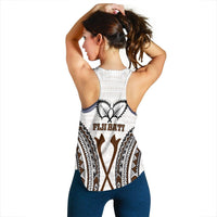 Fiji Bati Tapa Pattern Women Tank Top LT12 - Wonder Print Shop